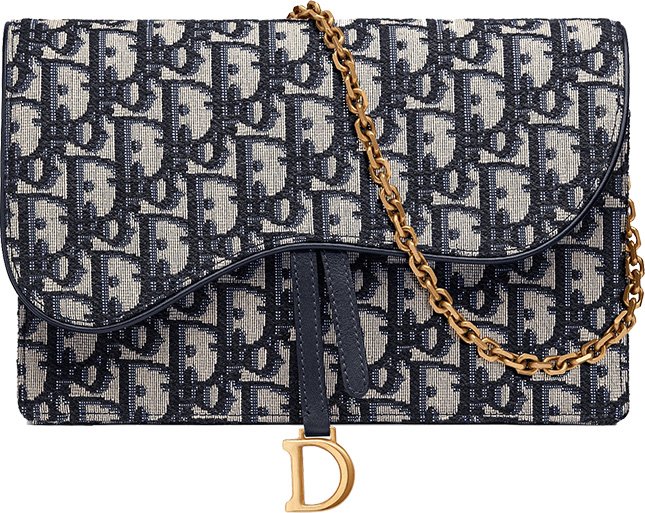 dior clutch with chain