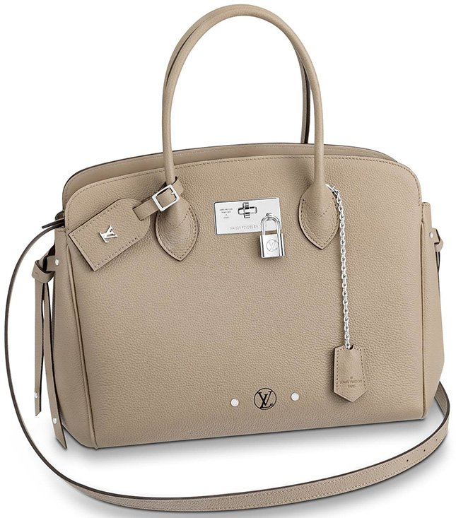 Milla leather handbag Louis Vuitton Black in Leather - 30789452