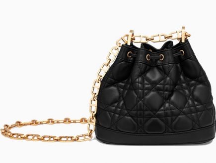 MINI MISS DIOR LAMBSKIN BUCKET BAG thumb