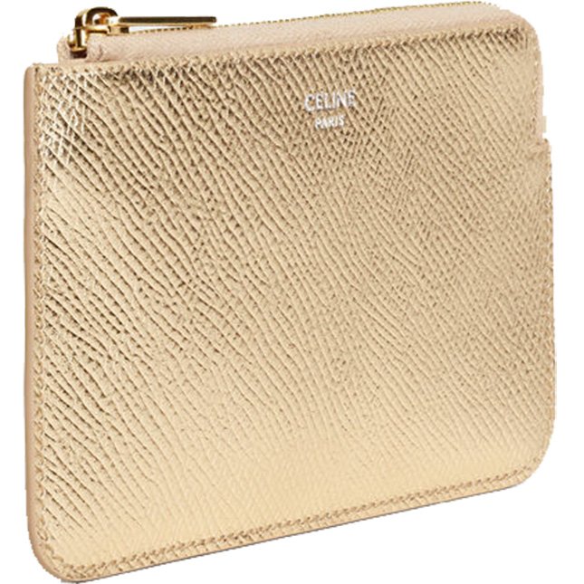 Amazon.com: Celine Silver Coin Purse 10B813BFR.36AG : Clothing, Shoes &  Jewelry