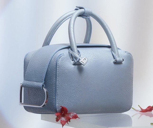 DELVAUX Cool Box Mini Leather 2WAYShoulder Bag Blue