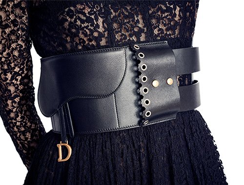 dior belt bag black