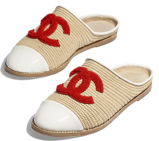 chanel espadrilles slippers