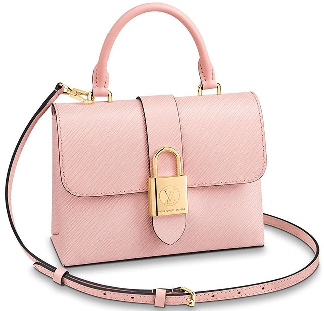 Locky bb leather handbag Louis Vuitton Pink in Leather - 30959922