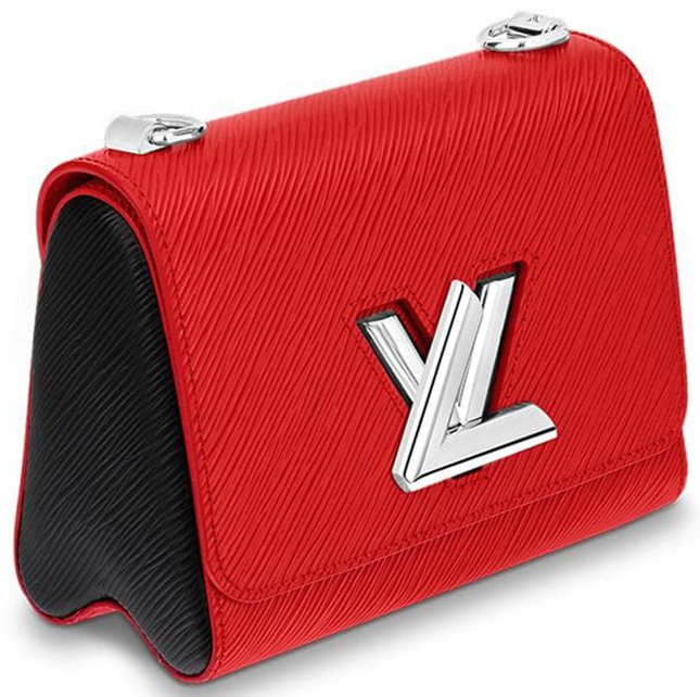 Louis Vuitton Twist MM Love Lock Charm Bag  Bags, Louis vuitton twist bag,  Leather straps