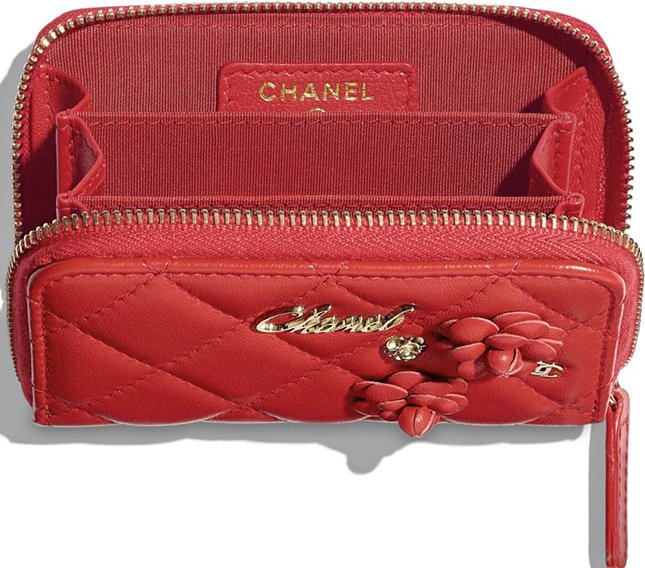 Chanel Camellia CC On Coin Purse And Card Holders | Bragmybag