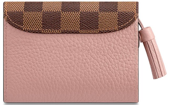 Croisette leather wallet Louis Vuitton Pink in Leather - 34081623