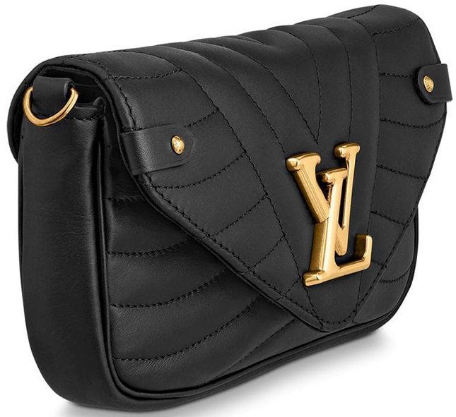 Louis Vuitton Embroidered Monogram Denim New Wave Chain Pochette: A Symphony of Luxury and Style