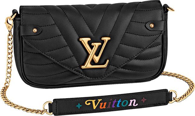 Louis Vuitton New Wave Chain Bag Limited Edition Patches Quilted