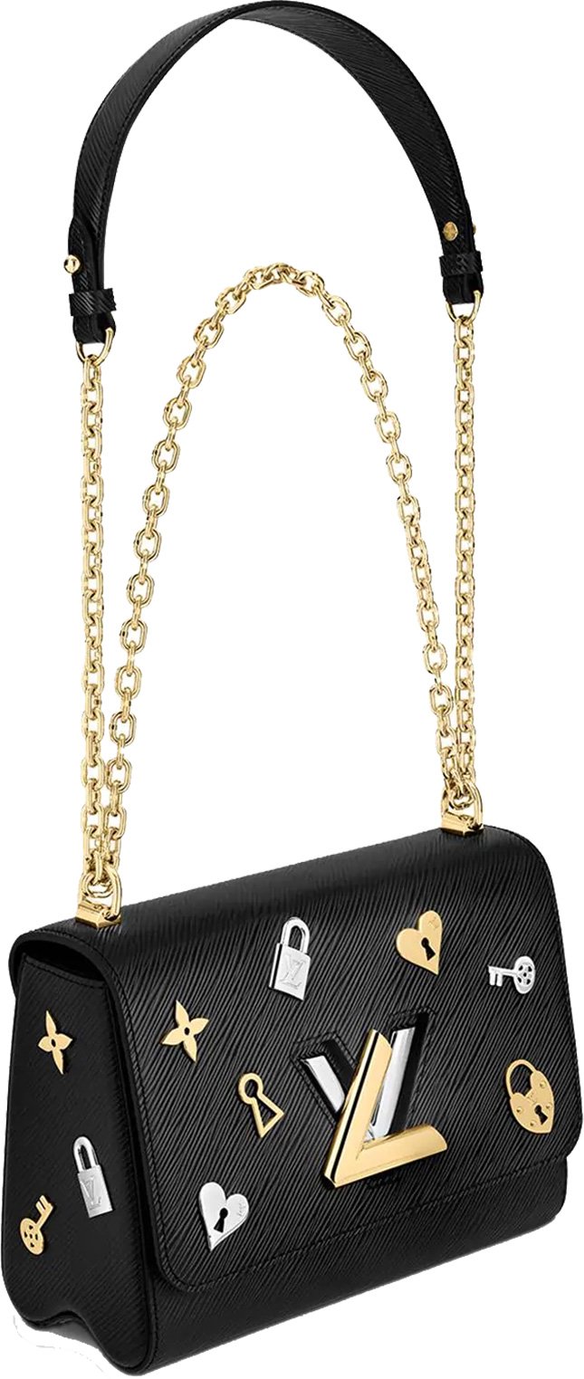 Louis Vuitton Love Lock Heart Bag Charm