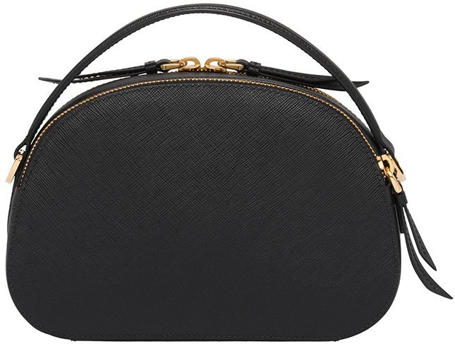 Prada - Authenticated Odette Handbag - Cloth Black for Women, Good Condition