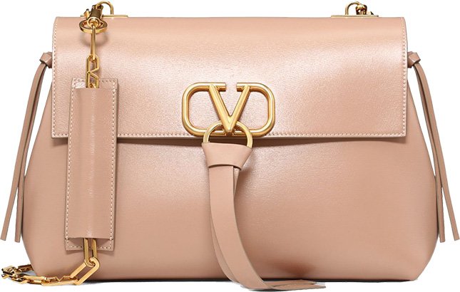 Valentino's New Tonal V-Ring Shoulder Bags - BagAddicts Anonymous