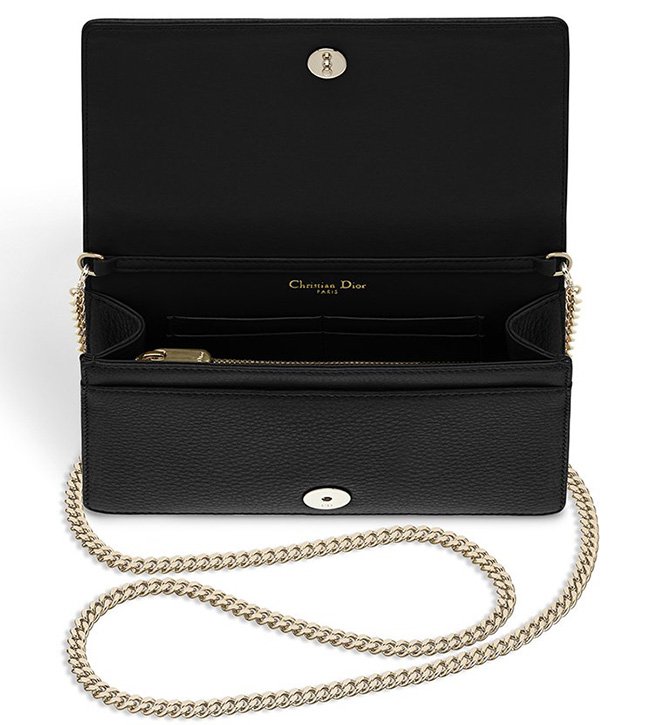 Christian Dior Diorama Wallet on Chain Leather
