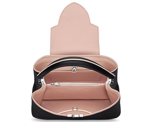Louis Vuitton® Capucines Mini Abricot. Size in 2023