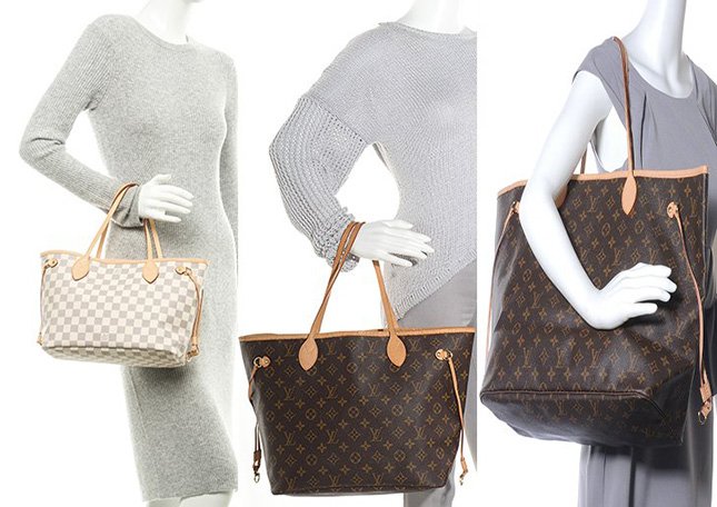 Louis Vuitton bag comparison❤️ Turenne PM & Neverfull MM (Medium