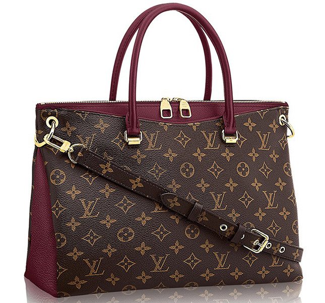 Pallas Cloth Handbag Louis Vuitton Brown In Cloth 24214338