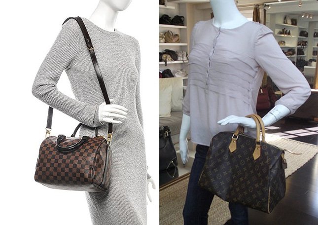 Louis Vuitton Speedy Review and Size Comparison-LV Speedy 30 Handbag 