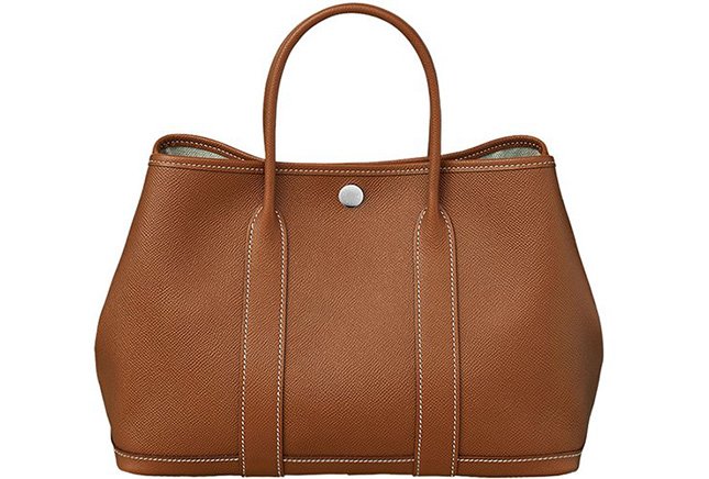hermes garden party leather