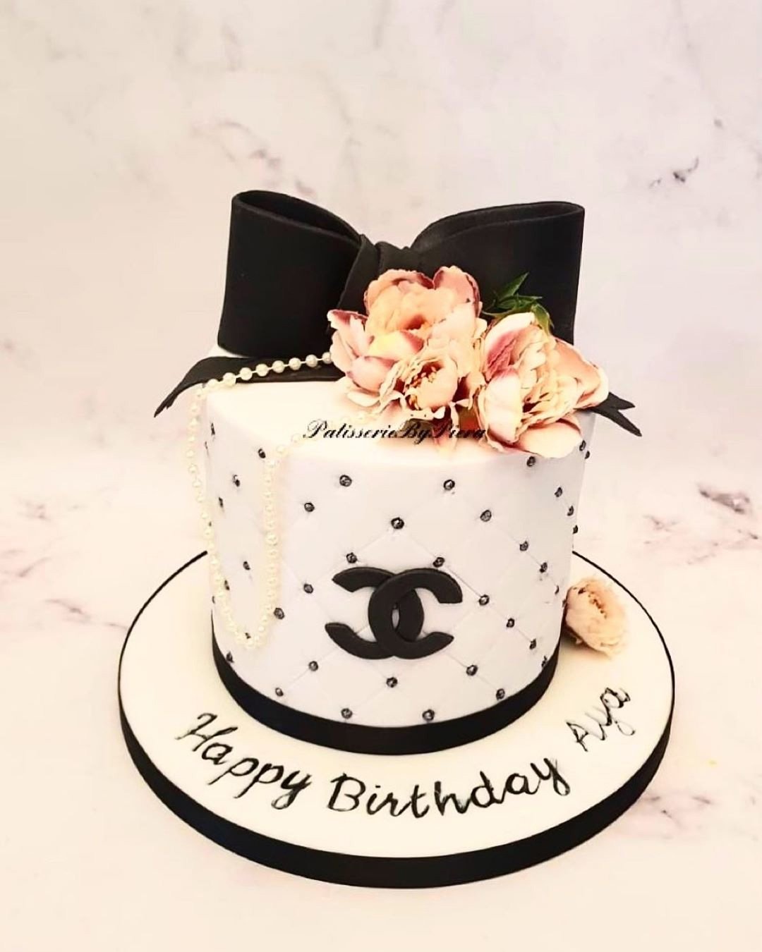 Buy Online Chanel Fashion Birthday Cake  Order Now  Online Cake Delivery   The French Cake Company