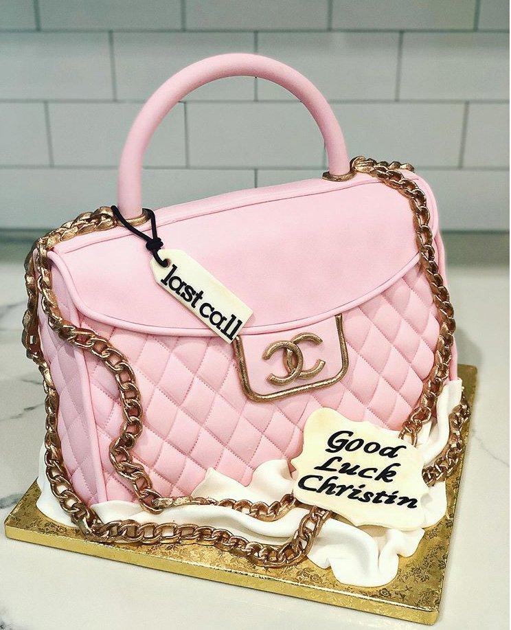 Designer Handbag Cake - YouTube