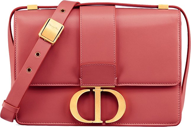 Dior 30 Montaigne Smooth Calfskin Flag Bag Red - NOBLEMARS