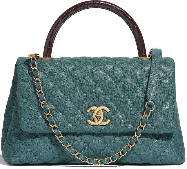 Chanel Coco Handle Bag With Lizard-Embossed Handle, What Has Changed? |  Bragmybag
