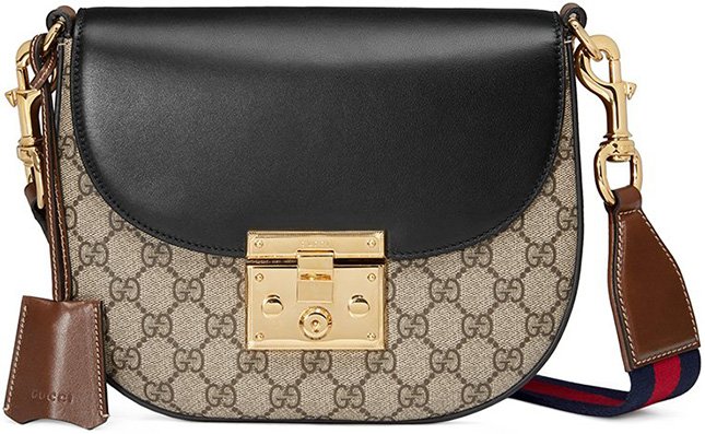 Gucci GG Supreme Padlock Chain Medium Shoulder Bag (SHF-23565) – LuxeDH