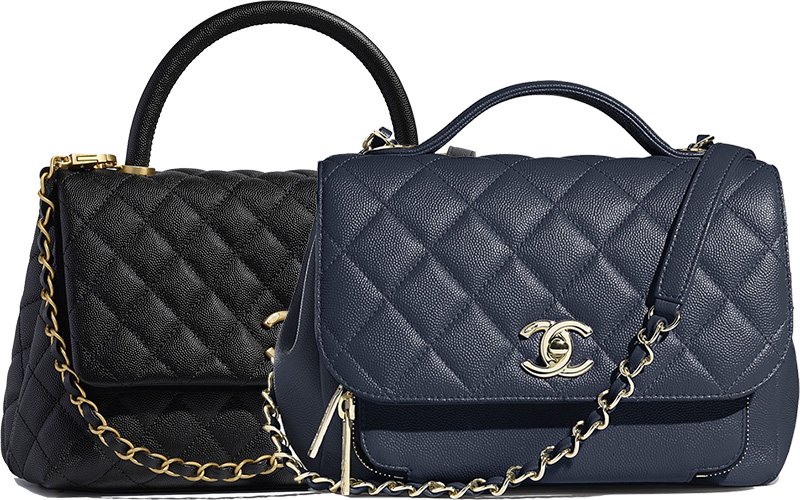 Chanel Coco Handle vs Business Affinity Comparison (Both Size