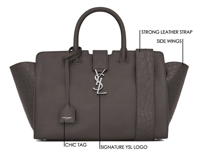 SAINT LAURENT Small Downtown Cabas Hand tote YSL bag 436832 BJ5XW 1000