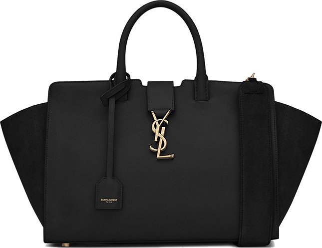 Downtown leather handbag Saint Laurent Black in Leather - 30586817