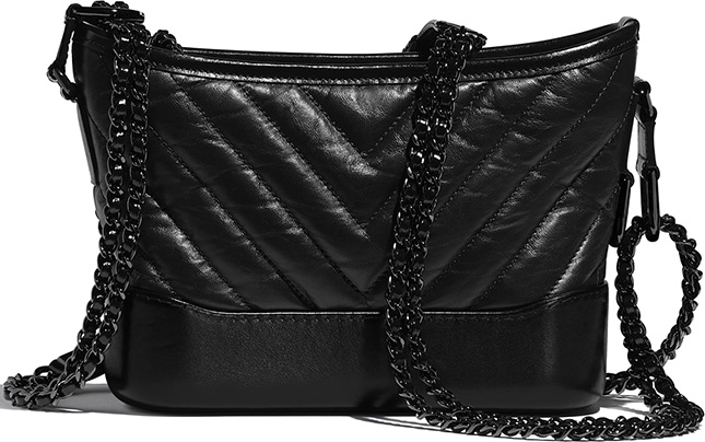 Gabrielle leather crossbody bag Chanel Black in Leather - 26353085