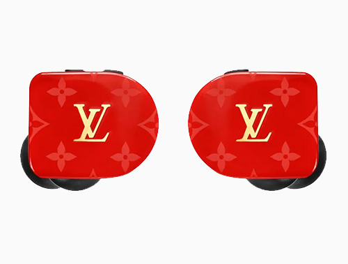 Louis Vuitton QAB010 Horizon Earphones Black Monogram Bluetooth