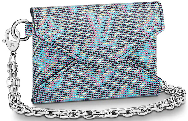 Brand New Louis Vuitton Kirigami Damier Coin, Card Purse Necklace