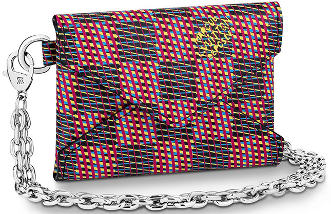 Louis Vuitton Pattern Print, Red Pop Kirigami Necklace