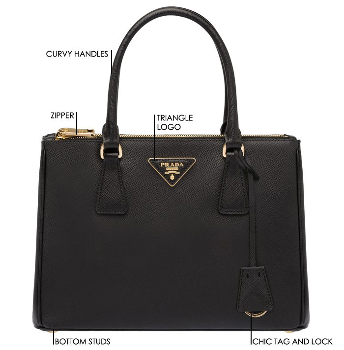 Saffiano leather crossbody bag Prada Black in Leather - 42071856
