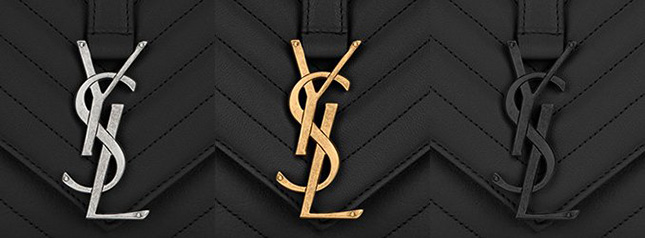YSL Yves Saint Laurent Medium College Bag Black Hardware, Black