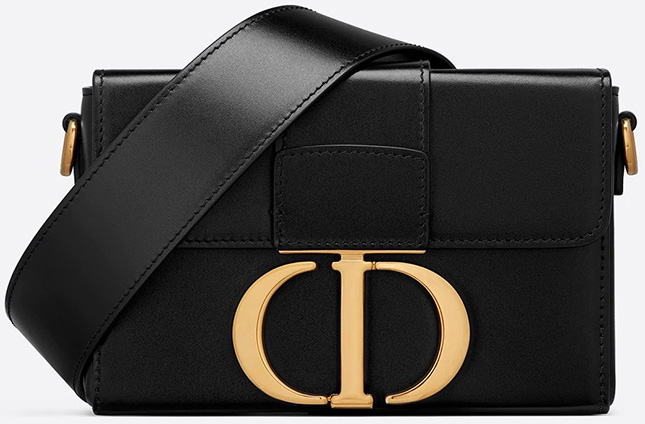 Dior 30 Montaigne Bag Black Box Calfskin - Women