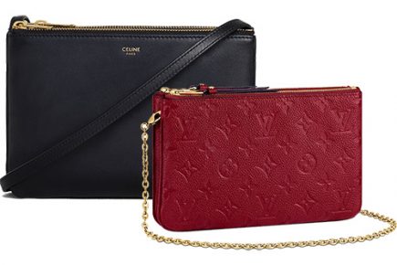 LV Double Zip Pochette or Celine Trio Pouch thumb