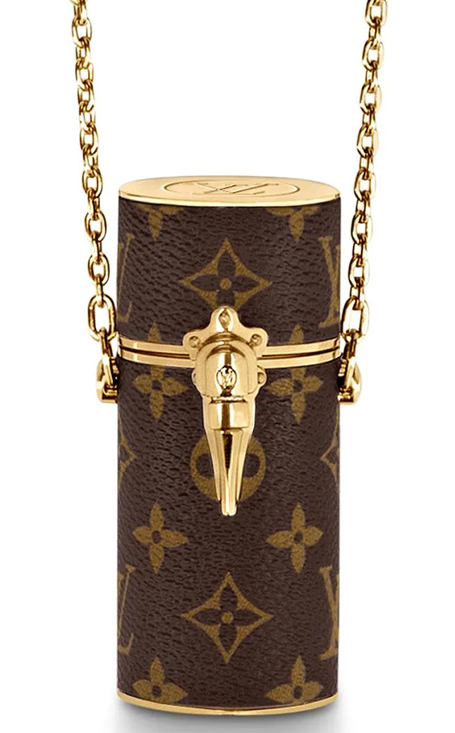 Louis Vuitton Monogram Canvas Lipstick Case on Chain (SHF-lhZUxy