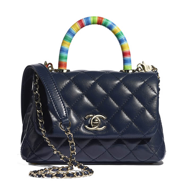 Túi xách Chanel Coco Flap Bag Top Handle Pearly  Túi Xá