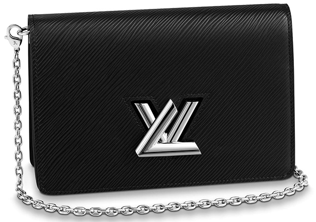 Louis Vuitton® Twist Belt Chain Pouch Black Or. Size