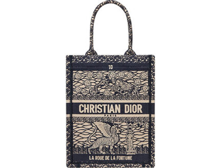 vertical dior book tote