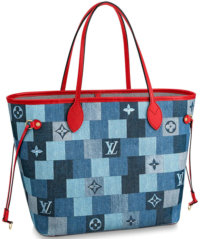 Louis Vuitton Gray Monogram Denim Patchwork Bowly Bag, myGemma, NZ