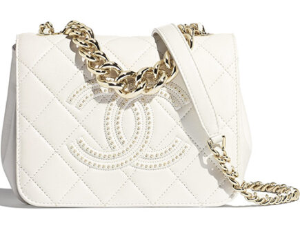 Chanel Embossed Studded Logo Bag | Bragmybag