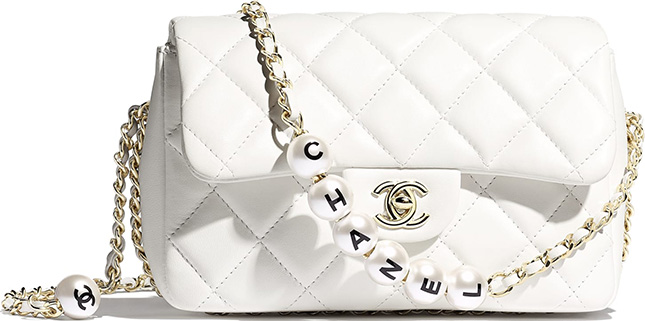 CHANEL Novelty 2WAY Chain Pearl Strap Bag Pouch Black Rare Women Handbags  Japan  eBay