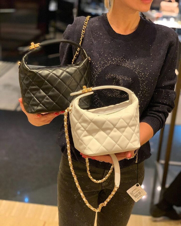 Chanel Large Lambskin Hobo Bag Bragmybag