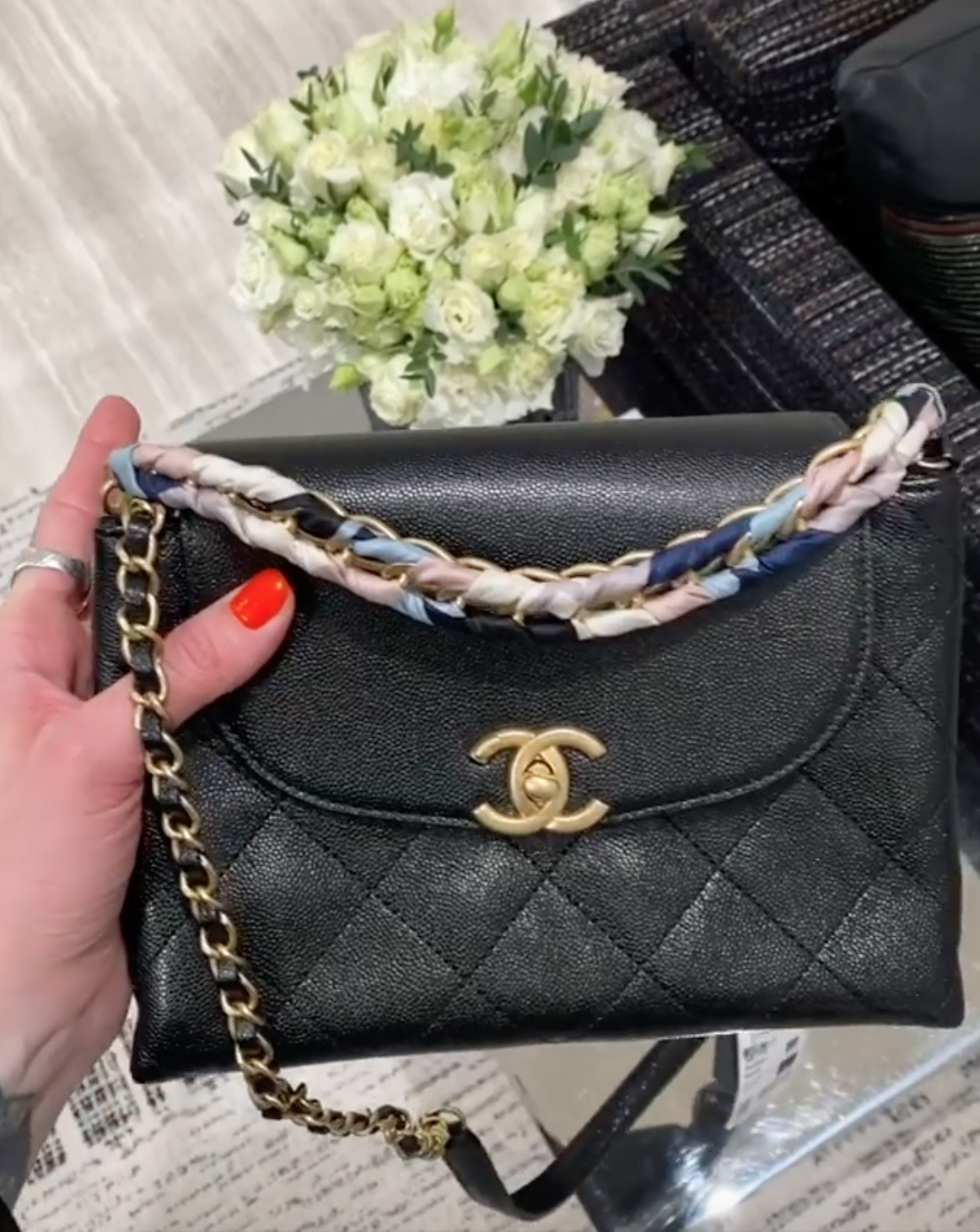 Túi Chanel Flap Bag đen da calfskin 21cm siêu cấp  Ruby Luxury Store