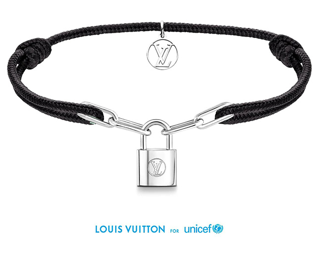 Louis Vuitton Silver Lockit Raises Money for UNICEF - Magnifissance