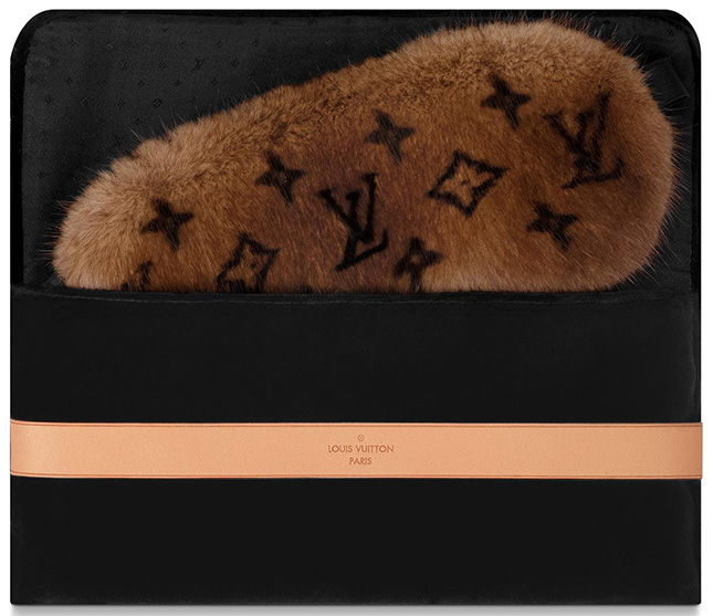 Louis Vuitton Monogram Mink Fur Sleep Mask – Turnabout Luxury Resale