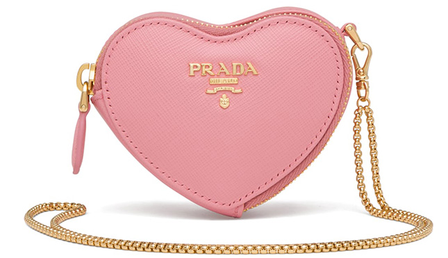 prada love heart bag